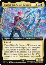 時空を渡りし者、グ・ラハ・ティア/G'raha Tia, Scion Reborn (拡張アート版) 【英語版】 [FIC-金MR]