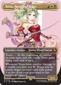 魔導の力を持つ少女、ティナ/Terra, Herald of Hope (全面アート版) 【英語版】 [FIC-金MR]