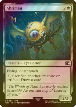 画像1: [FOIL] アーリマン/Ahriman 【英語版】 [FIN-黒C]