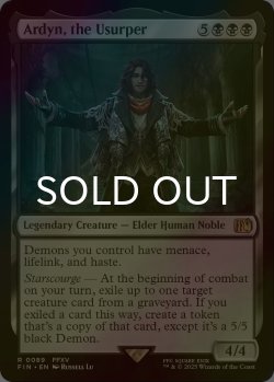 画像1: [FOIL] 簒奪者、アーデン/Ardyn, the Usurper 【英語版】 [FIN-黒R]