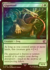 [FOIL] ギガントード/Gigantoad 【英語版】 [FIN-緑C]