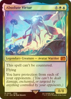 画像1: [FOIL] アブソリュートヴァーチュー/Absolute Virtue 【英語版】 [FIN-金MR]