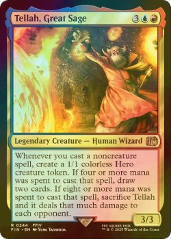 画像1: [FOIL] 大賢者、テラ/Tellah, Great Sage 【英語版】 [FIN-金R]