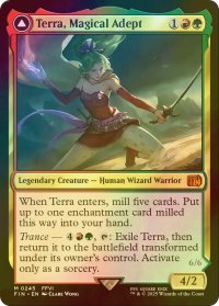 [FOIL] 魔導戦士、ティナ/Terra, Magical Adept 【英語版】 [FIN-金MR]
