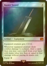 [FOIL] バスターソード/Buster Sword 【英語版】 [FIN-灰MR]