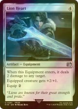 [FOIL] ライオンハート/Lion Heart 【英語版】 [FIN-灰U]