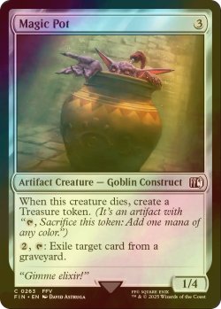 画像1: [FOIL] マジックポット/Magic Pot 【英語版】 [FIN-灰C]