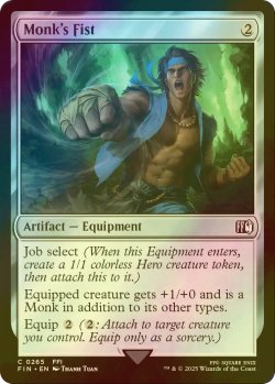 画像1: [FOIL] 「モンク」の拳/Monk's Fist 【英語版】 [FIN-灰C]