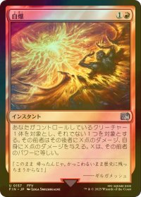 [FOIL] 自爆/Self-Destruct 【日本語版】 [FIN-赤U]