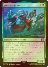 [FOIL] グルメなク族、クイナ/Quina, Qu Gourmet 【日本語版】 [FIN-緑U]