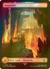 [FOIL] 山/Mountain No.305 (全面アート版) 【英語版】 [FIN-土地C]