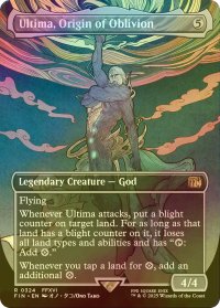 [FOIL] 原初の生命体、アルテマ/Ultima, Origin of Oblivion (全面アート版) 【英語版】 [FIN-無R]