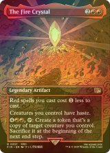 [FOIL] 火のクリスタル/The Fire Crystal (全面アート版) 【英語版】 [FIN-赤R]