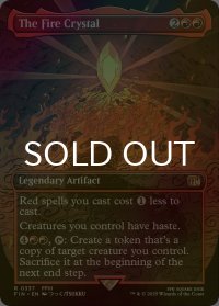 [FOIL] 火のクリスタル/The Fire Crystal (全面アート版) 【英語版】 [FIN-赤R]