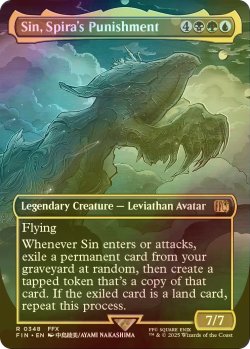 画像1: [FOIL] スピラの罰、『シン』/Sin, Spira's Punishment (全面アート版) 【英語版】 [FIN-金R]