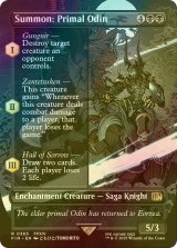 [FOIL] 召喚：蛮神オーディン/Summon: Primal Odin (全面アート版) 【英語版】 [FIN-黒R]