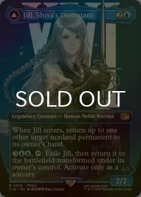 [FOIL] シヴァのドミナント、ジル/Jill, Shiva's Dominant No.378 (全面アート版) 【英語版】 [FIN-青R]