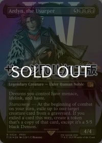 [FOIL] 簒奪者、アーデン/Ardyn, the Usurper No.524 (全面アート版・サージ仕様) 【英語版】 [FIN-黒R]