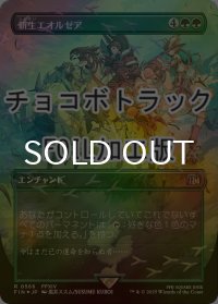 [FOIL] 新生エオルゼア/A Realm Reborn No.566 (全面アート版・チョコボトラック仕様) 【日本語版】 [FIN-緑R]