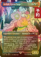 [FOIL先行対象限定] 大賢者、テラ/Tellah, Great Sage (全面アート版) 【英語版】 [FIN-金R] (予約S)