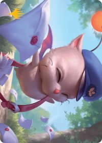 レターモーグリ/Delivery Moogle No.001 (箔押し版) 【英語版】 [FIN-アート]