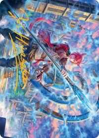 時空を渡りし者、グ・ラハ・ティア/G'raha Tia, Scion Reborn No.019 (箔押し版) 【日本語版】 [FIN-アート]