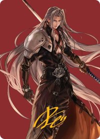 威名のソルジャー、セフィロス/Sephiroth, Fabled SOLDIER No.044 (箔押し版) 【英語版】 [FIN-アート]