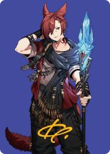 時空を渡りし者、グ・ラハ・ティア/G'raha Tia, Scion Reborn No.051 (箔押し版) 【英語版】 [FIN-アート]