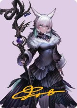 魔女、ヤ・シュトラ・ルル/Y'shtola, Night's Blessed No.053 (箔押し版) 【英語版】 [FIN-アート]