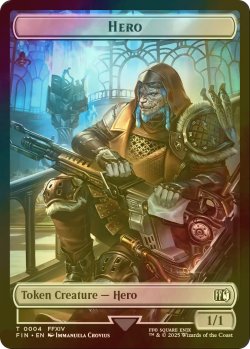 画像2: [FOIL] ウィザード/Wizard No.015 & 英雄/Hero No.004 【英語版】 [FIN-トークン]