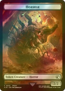 画像1: [FOIL] ホラー/Horror & 英雄/Hero No.007 【英語版】 [FIN-トークン]