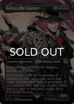 画像1: 簒奪者、アーデン/Ardyn, the Usurper No.315 (全面アート版) 【英語版】 [FIN-黒R]