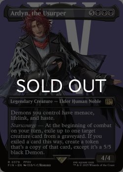 画像1: 簒奪者、アーデン/Ardyn, the Usurper No.379 (全面アート版) 【英語版】 [FIN-黒R]