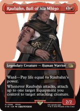 アラミゴの猛牛、ラウバーン/Raubahn, Bull of Ala Mhigo (全面アート版) 【英語版】 [FIN-赤R]