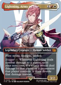 シーンドライブ、ライトニング/Lightning, Army of One No.400 (全面アート版) 【英語版】 [FIN-金MR]