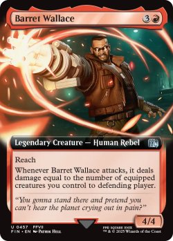 画像1: バレット・ウォーレス/Barret Wallace (拡張アート版) 【英語版】 [FIN-赤U]