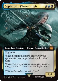星の継承者、セフィロス/Sephiroth, Planet's Heir (拡張アート版) 【英語版】 [FIN-金MR]