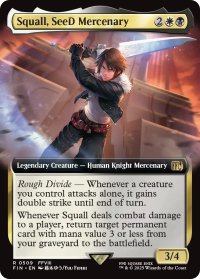 SeeDの傭兵、スコール/Squall, SeeD Mercenary (拡張アート版) 【英語版】 [FIN-金R]