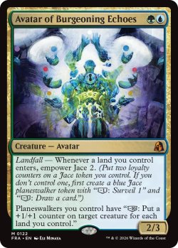 画像1: 芽生えこだまの化身/Avatar of Burgeoning Echoes 【英語版】 [FRA-金MR]