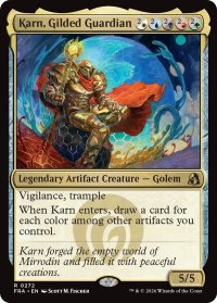 金色の守護者、カーン/Karn, Gilded Guardian 【英語版】 [FRA-金R]