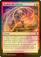 [FOIL] 業火の覚醒/Awaken the Inferno 【英語版】 [FRA-赤C]