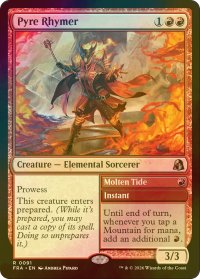 [FOIL] 焼尽の詩人/Pyre Rhymer 《特価品》 【英語版】 [FRA-赤R]