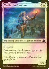 [FOIL] 生存者、サリア/Thalia, the Survivor 【英語版】 [FRA-白U]