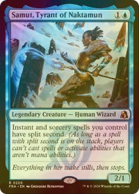 [FOIL] ナクタムンの専制君主、サムト/Samut, Tyrant of Naktamun 【英語版】 [FRA-青R]