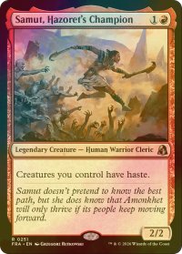 [FOIL] ハゾレトの勇者、サムト/Samut, Hazoret's Champion 【英語版】 [FRA-赤R]