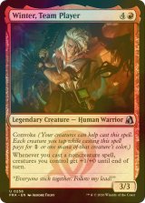 [FOIL] チームプレイヤー、ウィンター/Winter, Team Player 【英語版】 [FRA-赤U]