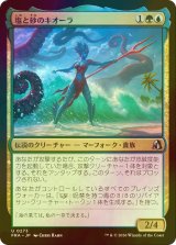 [FOIL] 塩と砂のキオーラ/Kiora of Salt and Sand 【日本語版】 [FRA-金U]