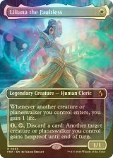 [FOIL] 過ち無き者、リリアナ/Liliana the Faultless (全面アート・海外産ブースター版) 【英語版】 [FRA-白R]