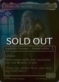 [FOIL] 生存者、サリア/Thalia, the Survivor (全面アート版) 《特価品》 【英語版】 [FRA-白U]