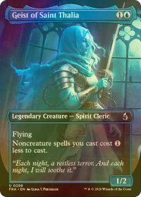 [FOIL] 聖サリアの霊/Geist of Saint Thalia (全面アート版) 【英語版】 [FRA-青U]
